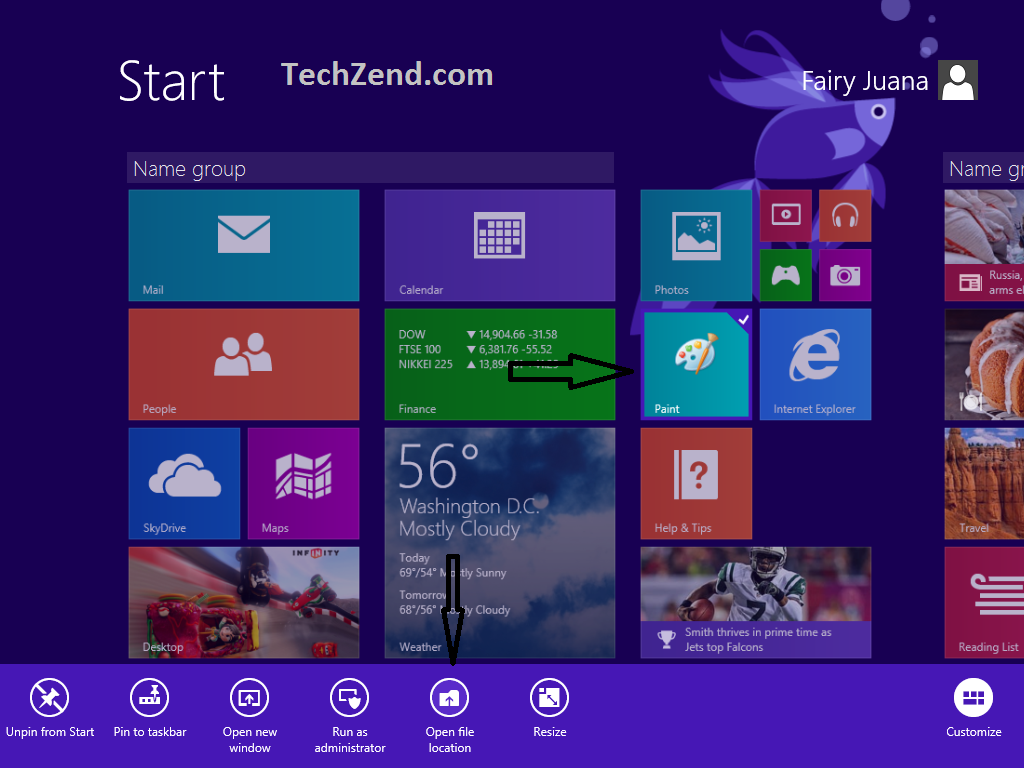 Change Icons of Tiles in Windows 8.1