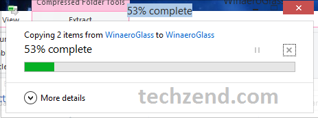 Percentage of Downloading Win Aero Glass