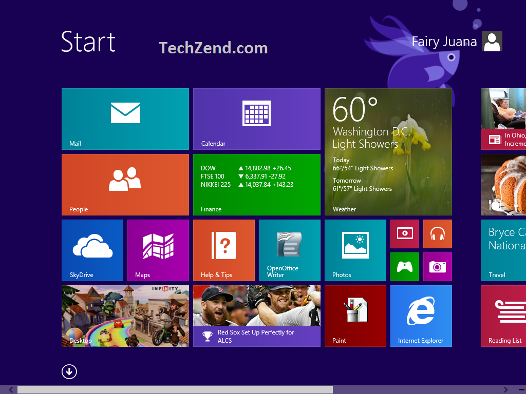 Disable Live Tiles of Start Screen in Windows 8.1