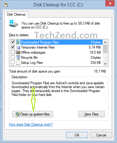 Temporary Files Removing Process in Disk Cleanup 4