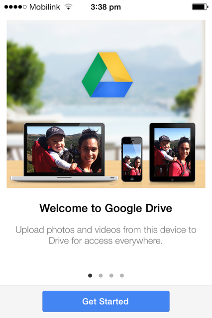 Google drive iOS