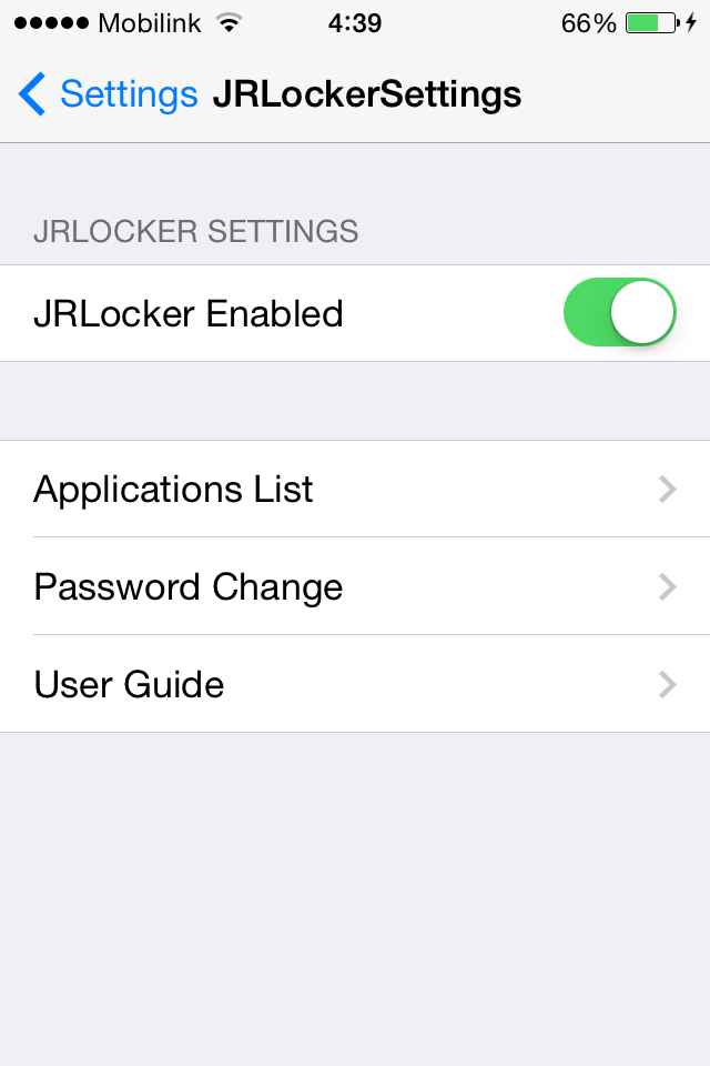 JRLocker Enabled
