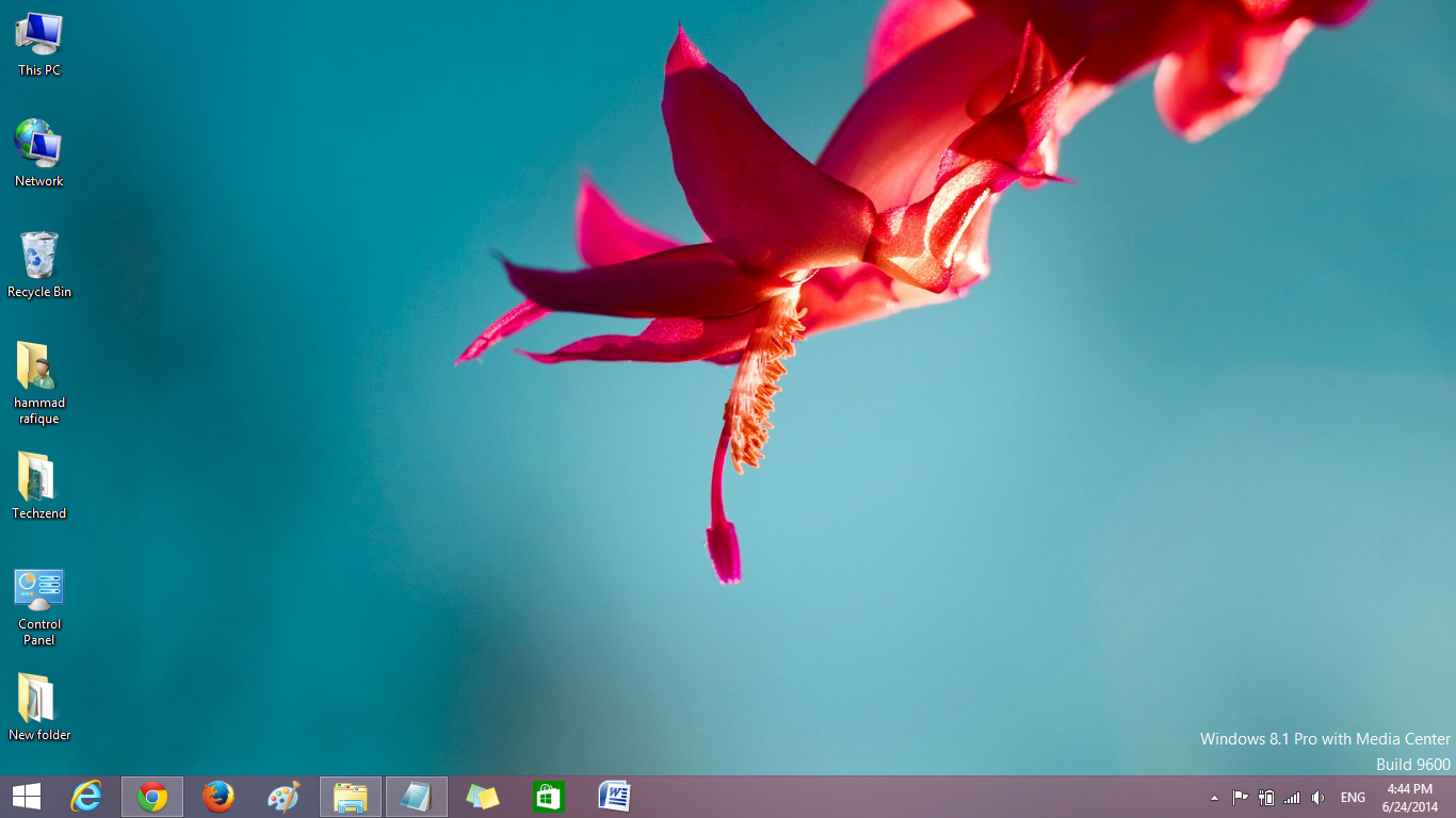 Desktop icons windows 8.1