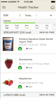 Fooducate iOS app