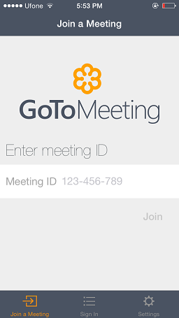 GoToMeeting iOS 8