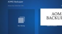 AOMEI Backupper for one-click backup